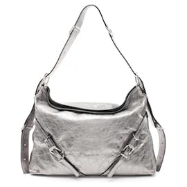 Givenchy-Sac à bandoulière moyen Voile Givenchy-Argenté