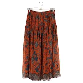 Ulla Johnson-Silk skirt-Red