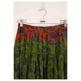 Ulla Johnson-Silk skirt-Red