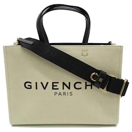 Givenchy-Sac Tote G Petit Givenchy-Noir,Beige