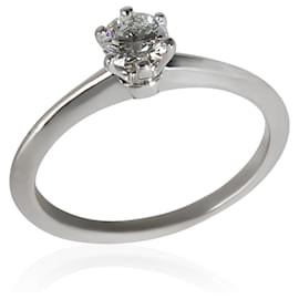 Tiffany & Co-Bague de fiançailles Tiffany Solitaire en platine E VVS1 0,32 CTW-Autre