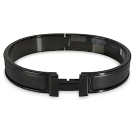 Hermès-Bracelet Hermes Clic HH So Black en Noir Mat-Autre