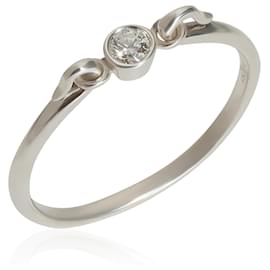 Tiffany & Co-Bague de mode Tiffany & Co. Elsa Peretti en argent sterling 0,1 CTW-Autre