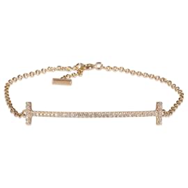 Tiffany & Co-Tiffany & Co. Bracelet Tiffany T en or jaune 18k 0,11 CTW-Autre