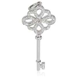 Tiffany & Co-Tiffany & Co. Clé Tiffany Knot avec diamants en or blanc 18KT 0,21 CTW-Autre