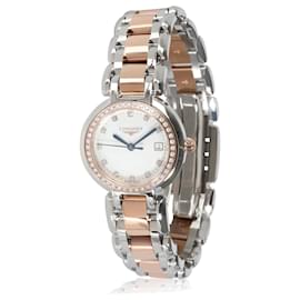 Longines-Montre Femme Longines PrimaLuna L8.110.5.89.6 en acier inoxydable 18kt/or rose-Autre