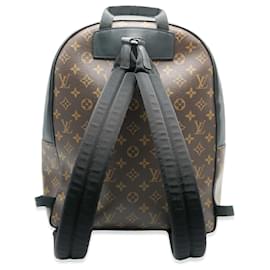 Louis Vuitton-Louis Vuitton Monogram Macassar Josh Backpack-Brown,Black