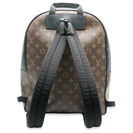 Louis Vuitton-Sac à dos Josh Monogram Macassar Louis Vuitton-Marron,Noir