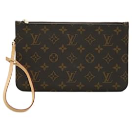 Louis Vuitton-Pochette Neverfull en toile Monogram Louis Vuitton-Marron