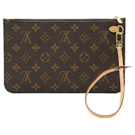 Louis Vuitton-Pochette Neverfull en toile Monogram Louis Vuitton-Marron