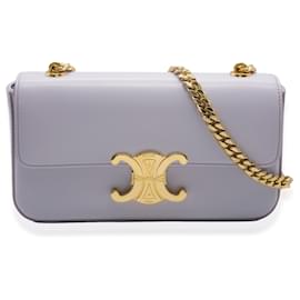 Céline-Sac à chaîne Triomphe en cuir de veau brillant lavande clair Celine-Violet