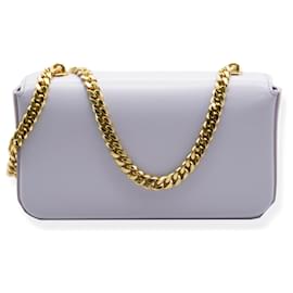 Céline-Sac à chaîne Triomphe en cuir de veau brillant lavande clair Celine-Violet