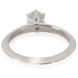 Tiffany & Co-Bague de fiançailles en diamant Tiffany & Co. en platine G VS1 0,52 CTW-Autre