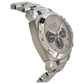 Panerai-Panerai Luminor Chrono Flyback PAM00060 Men's Watch in  Titanium-Other