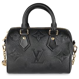 Louis Vuitton-Louis Vuitton Speedy Bandoulière 20 en Monogram Empreinte Noir-Noir