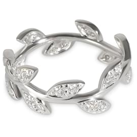 Tiffany & Co-Bague de mode Paloma Picasso de Tiffany & Co. en or blanc 18 carats 0,28 CTW-Autre