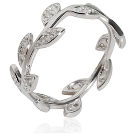 Tiffany & Co-Bague de mode Paloma Picasso de Tiffany & Co. en or blanc 18 carats 0,28 CTW-Autre