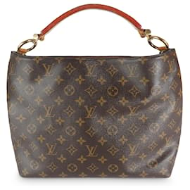 Louis Vuitton-Louis Vuitton Monogram Canvas Sully PM-Marron