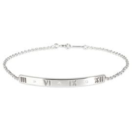 Tiffany & Co-Bracelet Atlas Tiffany & Co. en or blanc 18k 0,03 CTW-Autre