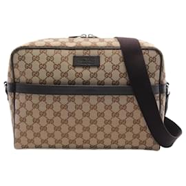 Gucci-Sac à épaule Gucci GG Canvas-Marron,Beige