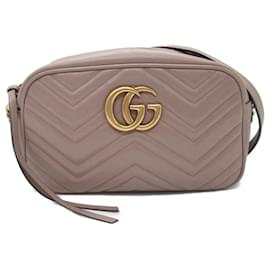 Gucci-Sac à épaule Gucci GG Marmont-Beige