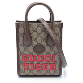 Gucci-Sac tote Gucci Interlocking G-Marron,Beige