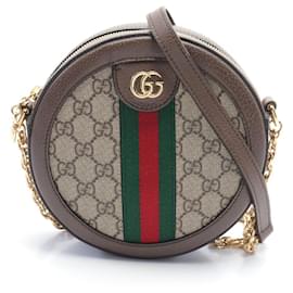 Gucci-Sac à épaule Gucci Ophidia Sherry Line GG Supreme-Marron,Multicolore,Beige