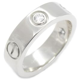 Cartier-Bague Cartier Love 3P Diamant en Or Blanc-Autre