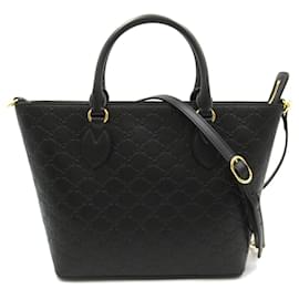 Gucci-Sac tote 2way Guccissima de Gucci-Noir