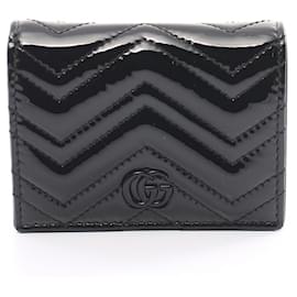 Gucci-Portefeuille bi-fold Gucci GG Marmont-Noir