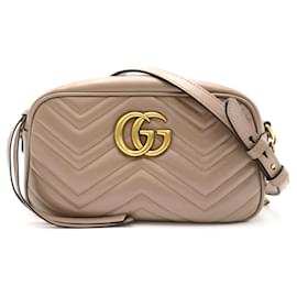 Gucci-Sac à épaule Gucci GG Marmont-Beige