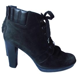 Ankle boots stringati TOD'S Nero