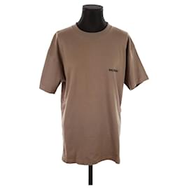 Balenciaga-T-shirt en coton-Marron