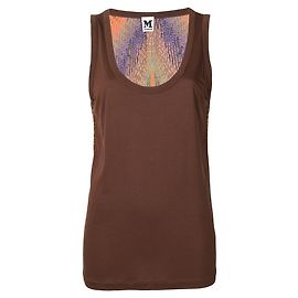 Top senza maniche marrone Missoni - anni 2000 Multicolore
