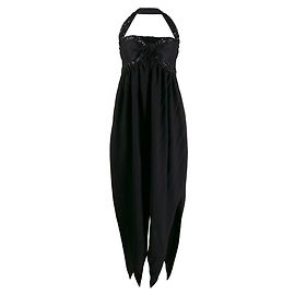 Robe noire à sequins de Romeo Gigli Noir