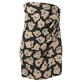 Emanuel Ungaro-Haut en soie noir à fleurs Ungaro-Noir,Beige,Sable