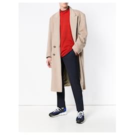 Issey Miyake-Issey Miyake Orange Wool Sweater-Orange