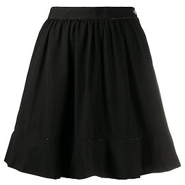 Comme Des Garcons Falda de Algodón Negra Comme des Garçons Negro
