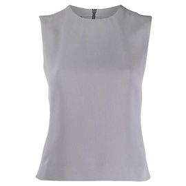 Blouse sans manches grise Giorgio Armani Gris