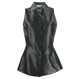 Camisa sin mangas gris Gianfranco Ferré Blanco Gris