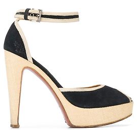 Décolleté Alaïa neri e beige - anni 2000 Nero Beige Sabbia