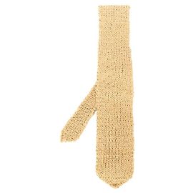 Corbata de seda beige Gianfranco Ferré Beige