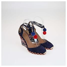 Aquazzura-Sandales compensées Palm Beach multicolores Aquazzura-Multicolore