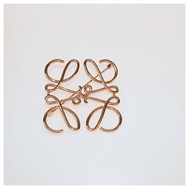 Loewe Anagramm Brosche in Roségold Golden