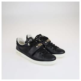 Louis Vuitton-LOUIS VUITTON Trainers T.EU  Leather-Black
