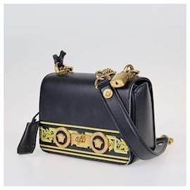 Versace-Bolsa de Ombro Icon Tribute Black Limited Edition da Versace-Preto