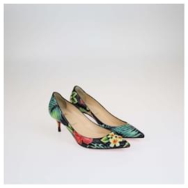 Christian Louboutin-Christian Louboutin Escarpins Pigale Follies 55 Imprimé Hawaii Multicolore-Multicolore