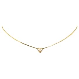 Dior-Gold Dior Gold Plated Faux Pearl and Rhinestone Pendant Necklace-Golden