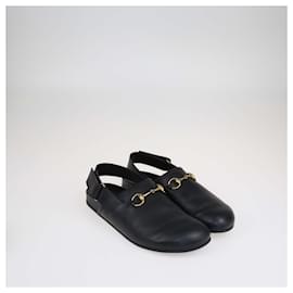 Gucci-Mocassin à talon Gucci Black River avec mors-Noir