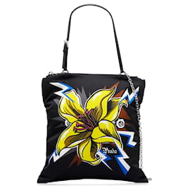 Prada-Black Prada x Universal Studios Frankenstein Tessuto Bag Satchel-Black
